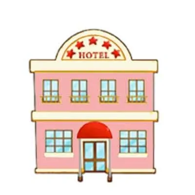 cartoon of a hotel: Coimbra vitamin D protocol
