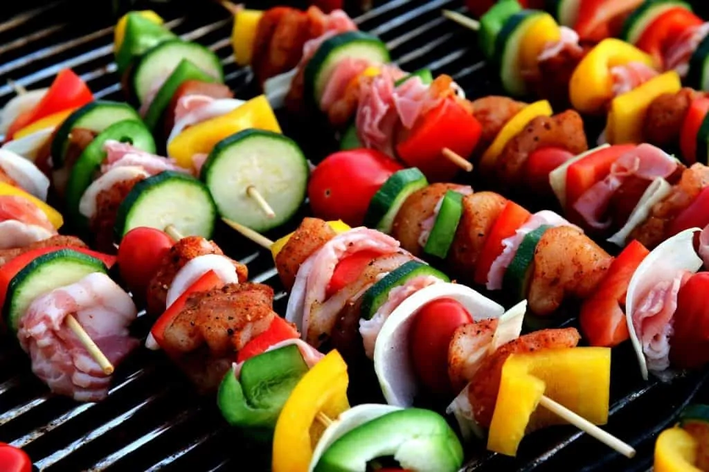 photo of kebab sticks on a barbeque; LAB TEST NEEDED FOR COIMBRA PROTOCOL