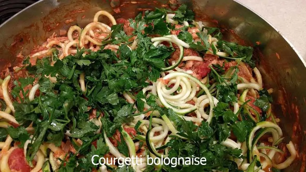 Photo of Courgetti bolognaise