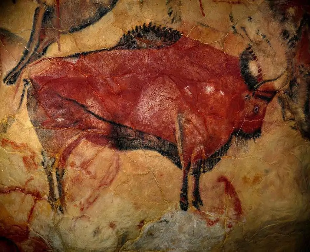 photo of cave art of a Bison: THE KETO DIET IS WHAT OUR ANCESTORS ATE!