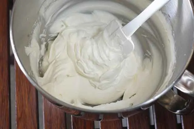 photo of cream cheese in a bowl.