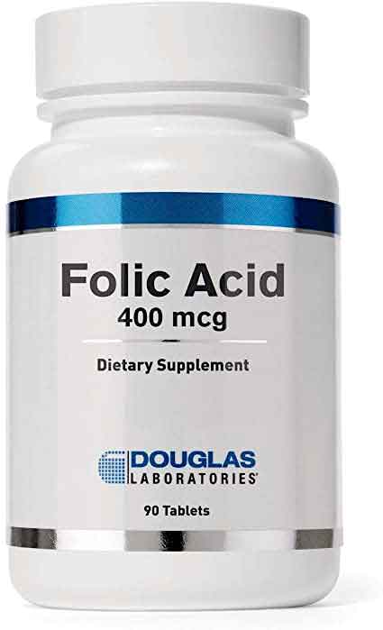 photo of a bottle of Douglas Laboratories Folic acid